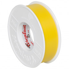 Coroplast Box PVC Isolierband Breite 15 mm, Länge 10 m Farbe gelb Inhalt 20 Stück
