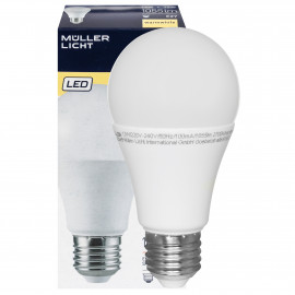LED Lampe, AGL-Form, E27/10,5W, 1055 lm, matt, 2700K Abmessungen L 120, Ø 60