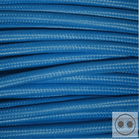 Lautsprecherkabel Textilumantelt GWH Blau 2 x 1,5 mm² (Meterware)