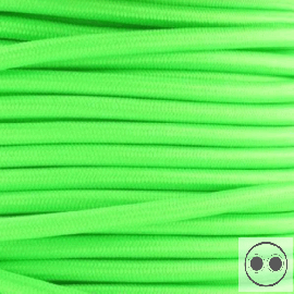 Lautsprecherkabel Textilumantelt GWH Neon Grün 2 x 1,5 mm² (Meterware)